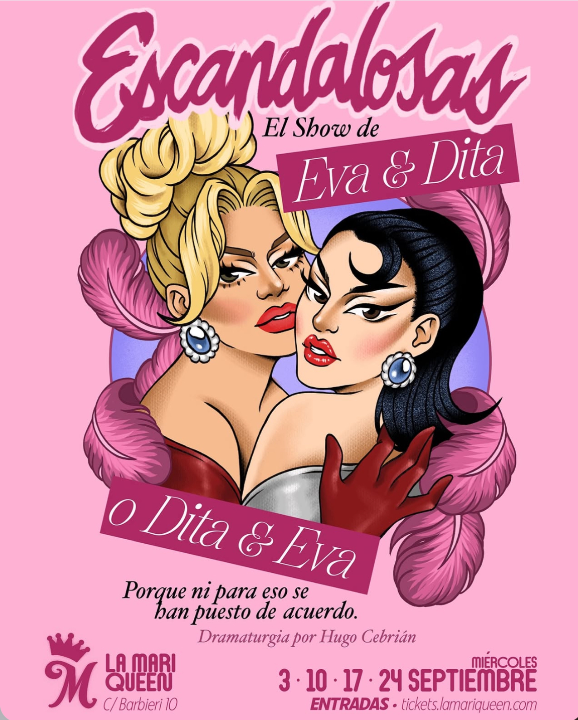 escandalosas dita dubois y eva harrington