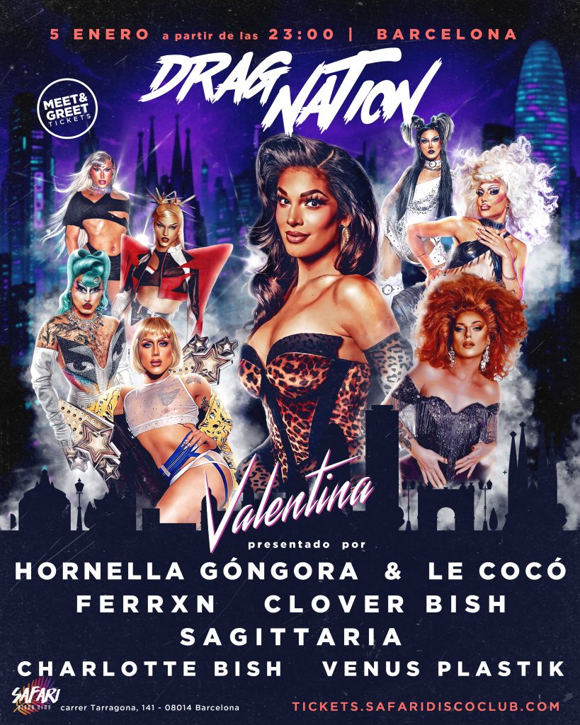 valentina tour españa drag domination